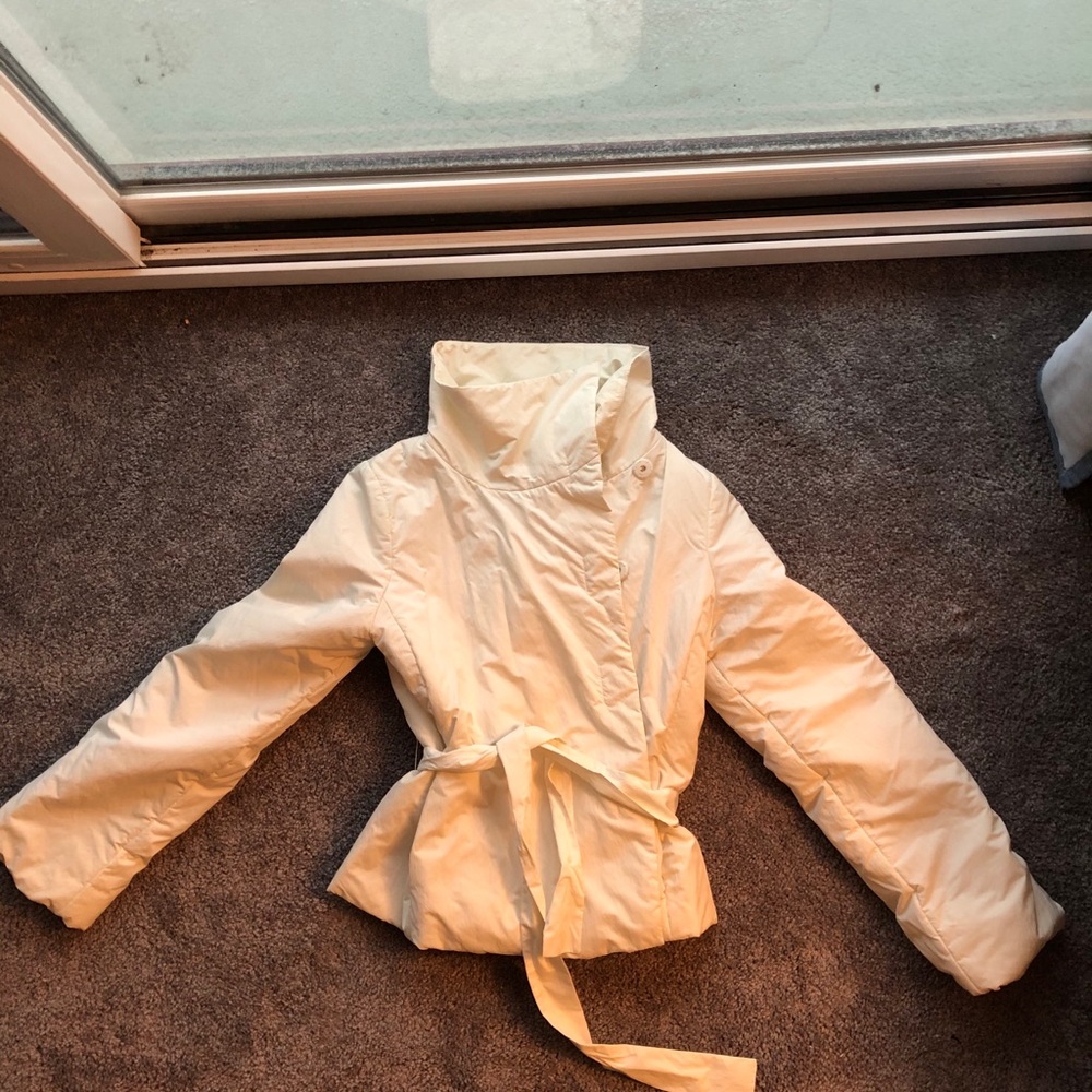 Very light cream/ almost white club Monaco jacket